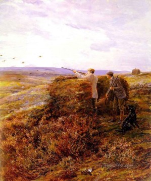 Clásico Painting - El urogallo dispara la caza de Heywood Hardy